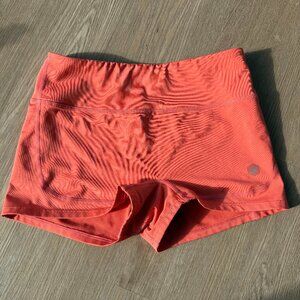 Asics Spandex Training Shorts (Desert Red - size Small)